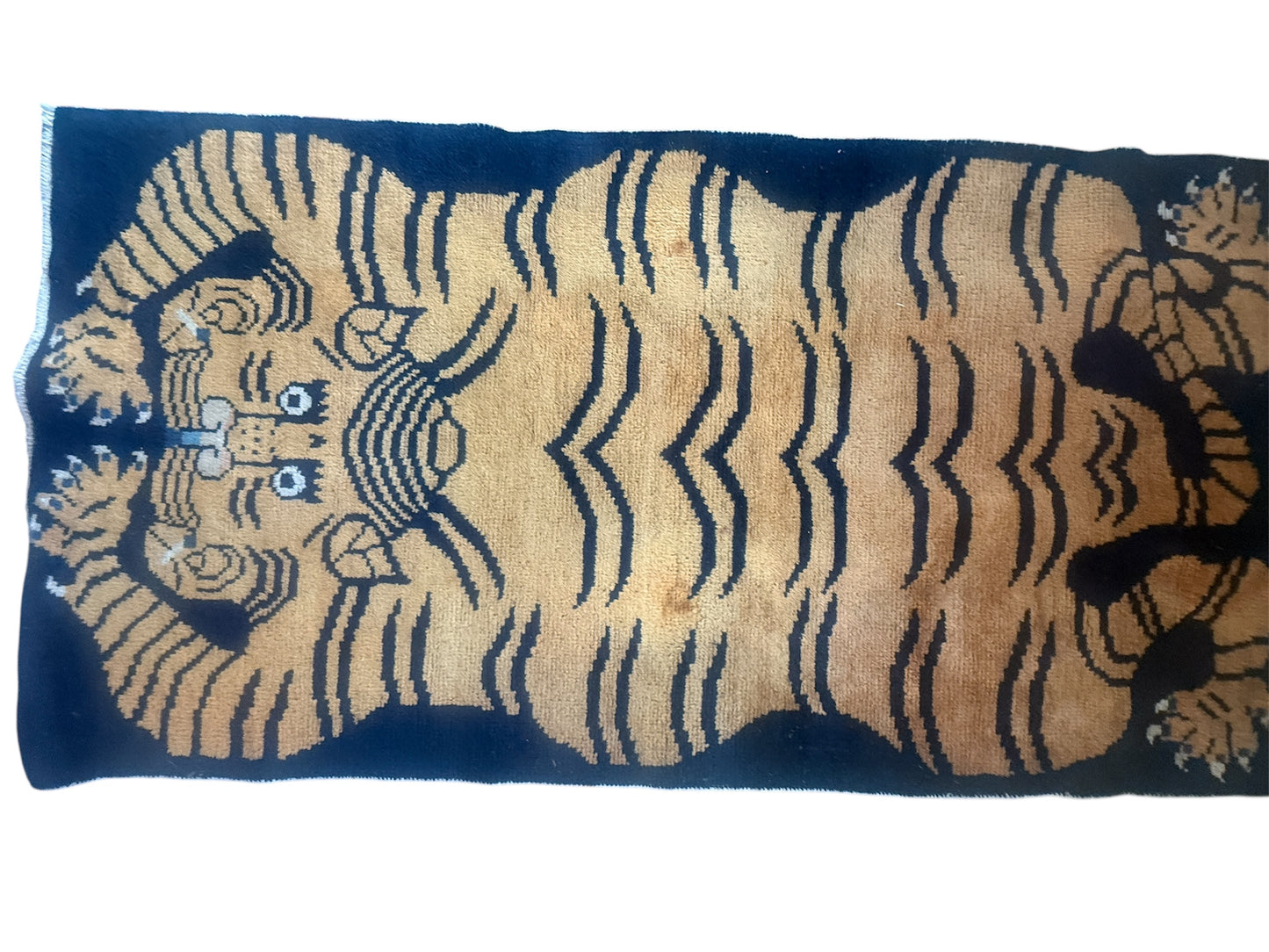 Antique tiger rug
