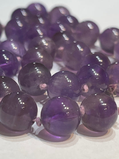 A vintage amethyst necklace