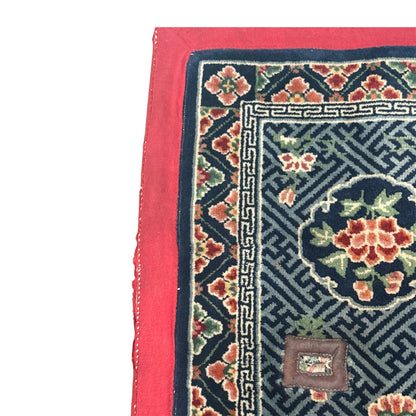 A mid 20th C.  Tibetan saddle rug