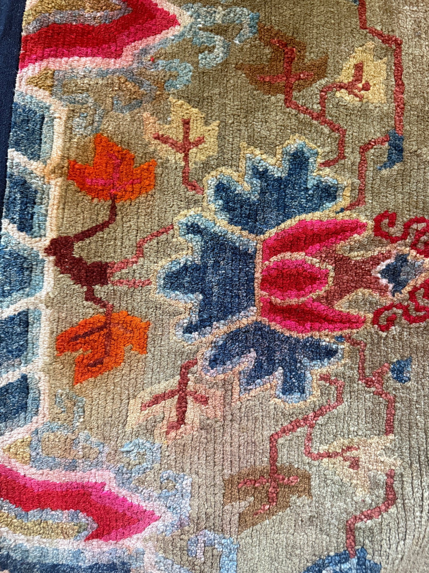 Antique Tibetan  seat rug