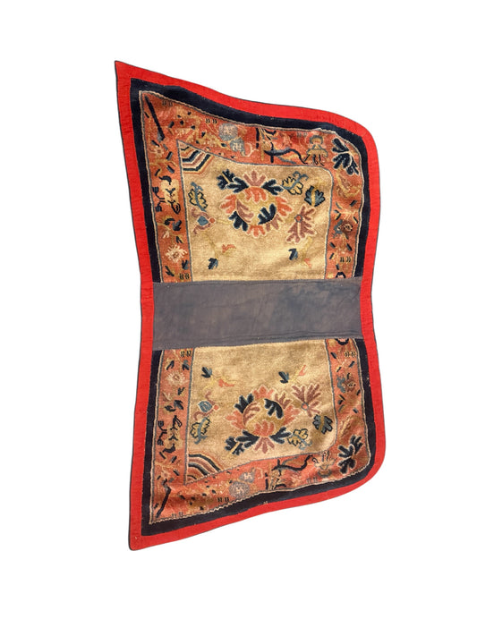 Antique Tibetan saddle blanket/rug