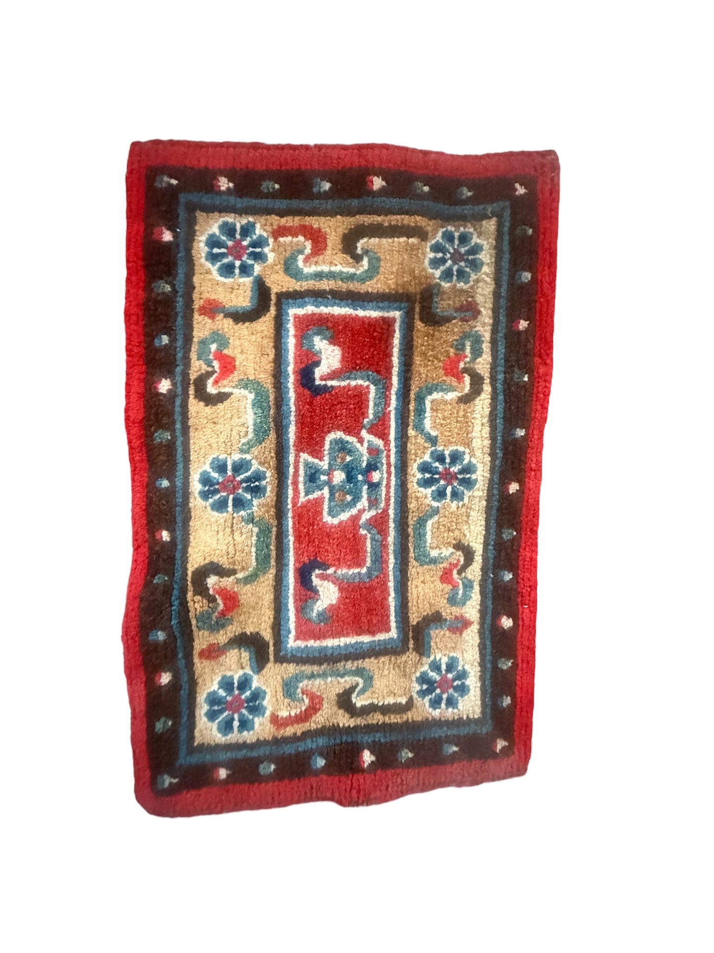 A set of three small place mat