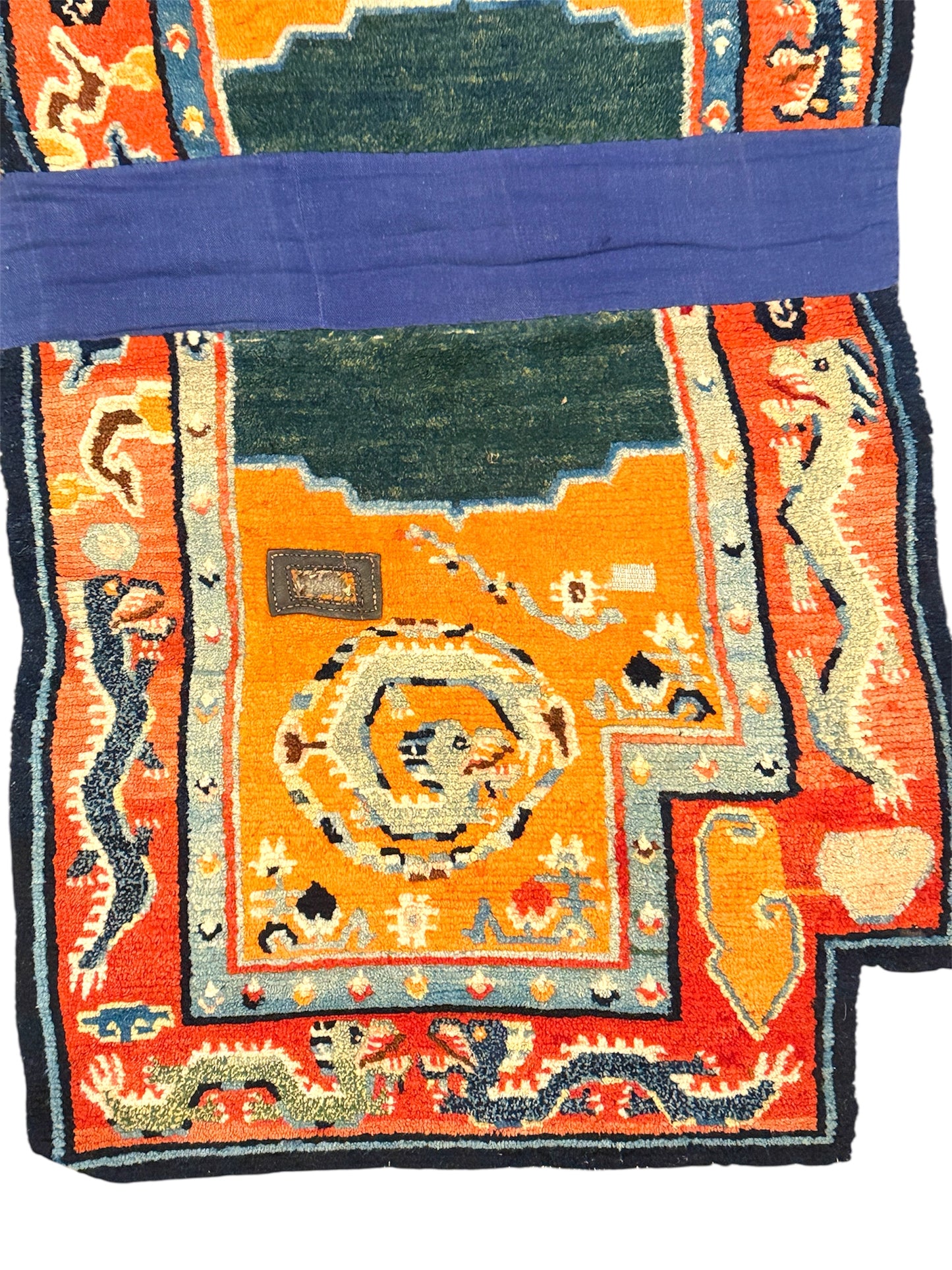 Antique Tibetan horse carpet