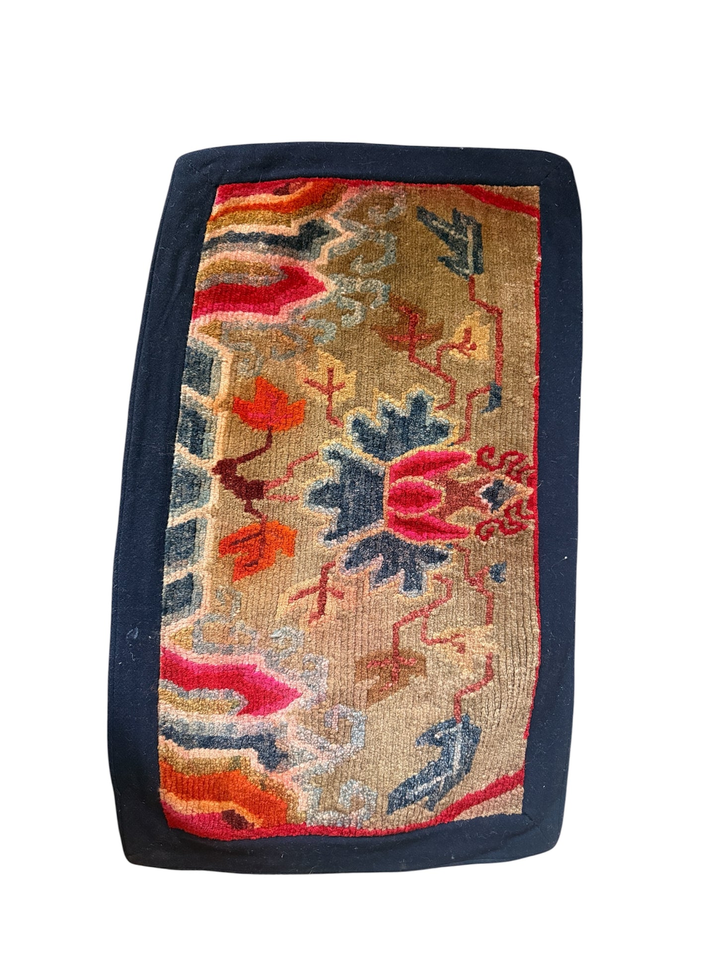 Antique Tibetan  seat rug