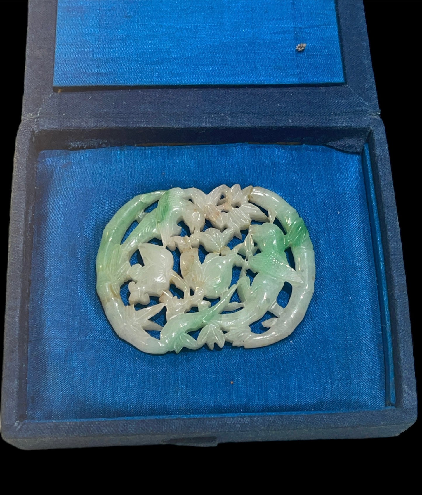 Antique jadeite plaque