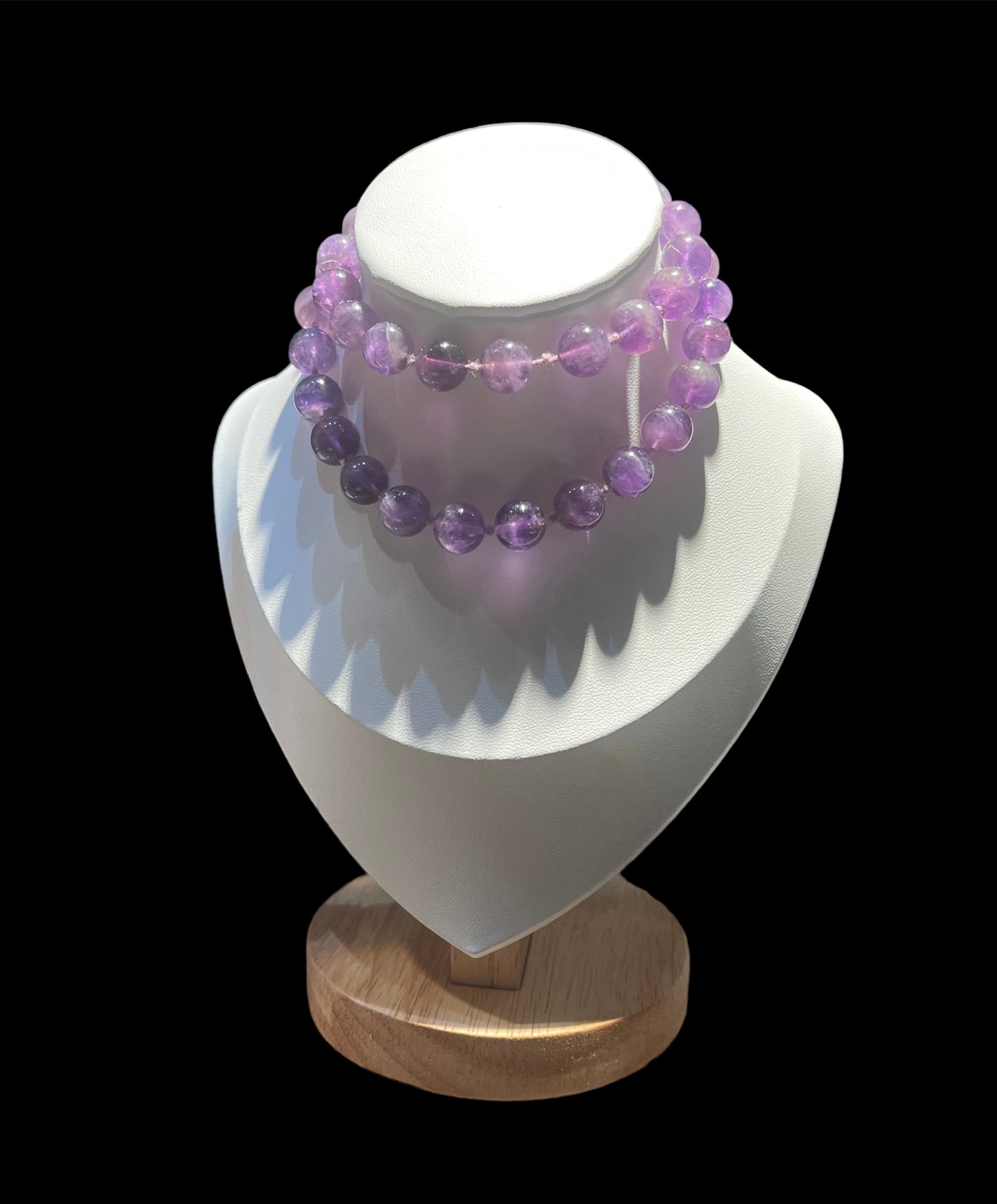 A vintage amethyst necklace