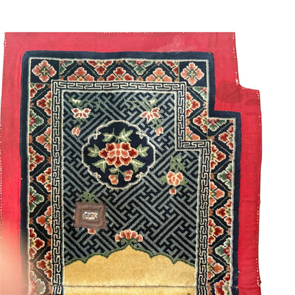 A mid 20th C.  Tibetan saddle rug