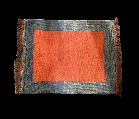 A vintage mid 20th c. Tibetan rug