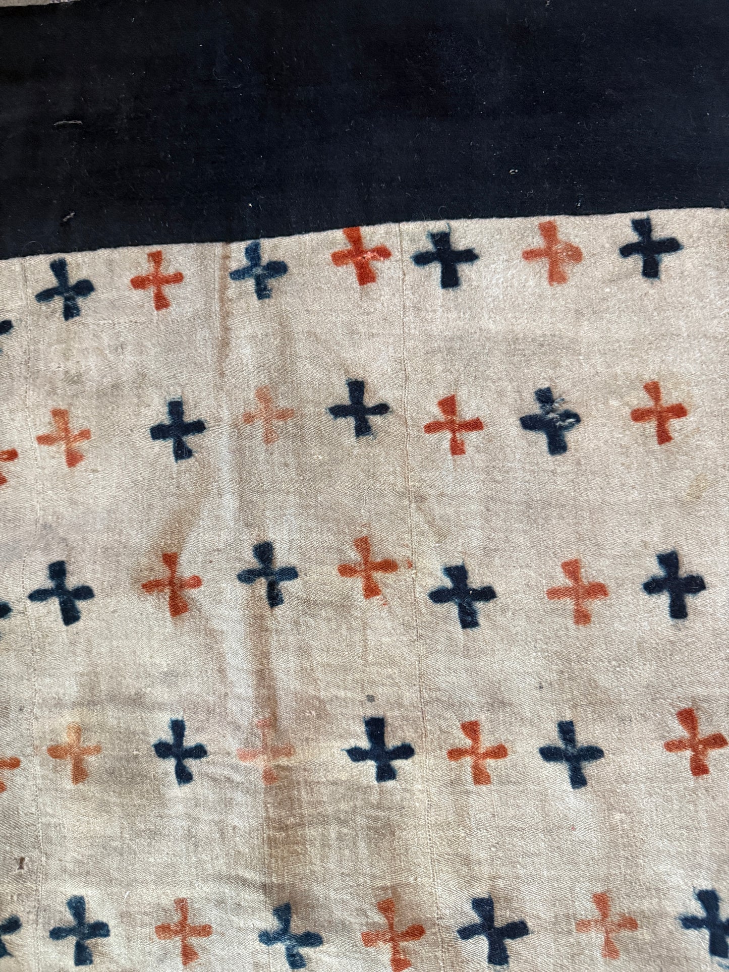 An antique Tibetan saddle blanket