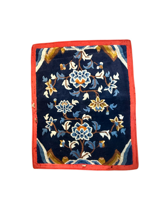 A vintage Tibetan meditation rug