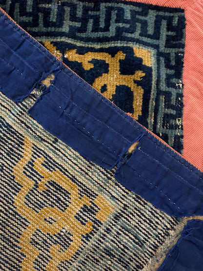 A Chinese  monastery meditation rug