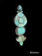 A single antique ear pendant - Tibetan aykhor