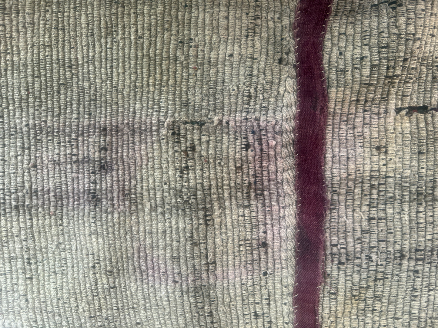 Antique Tibetan saddle rug
