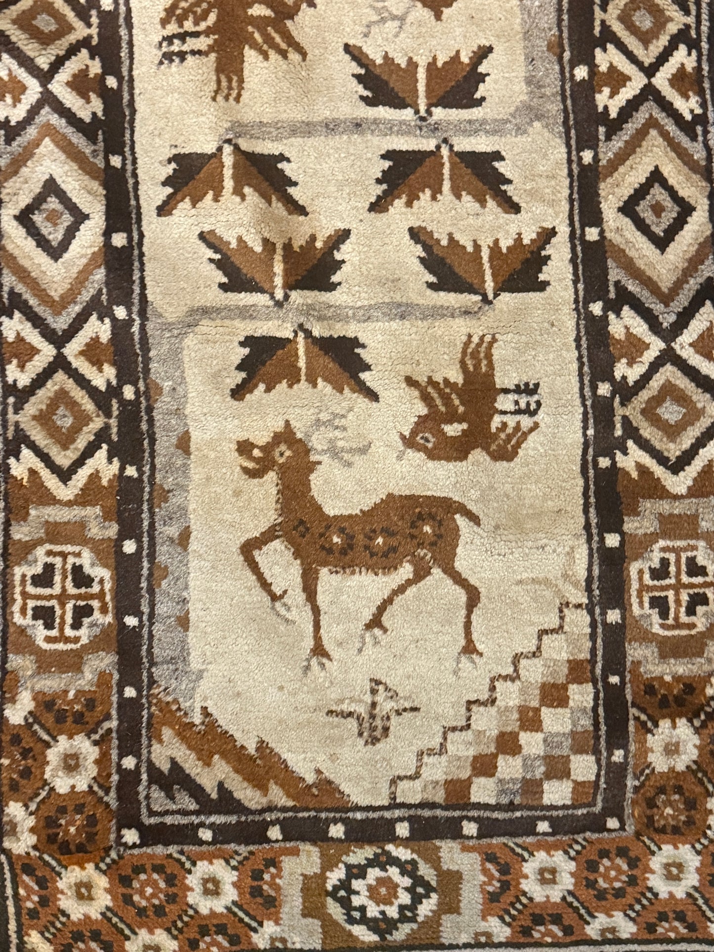 Vintage oriental rug