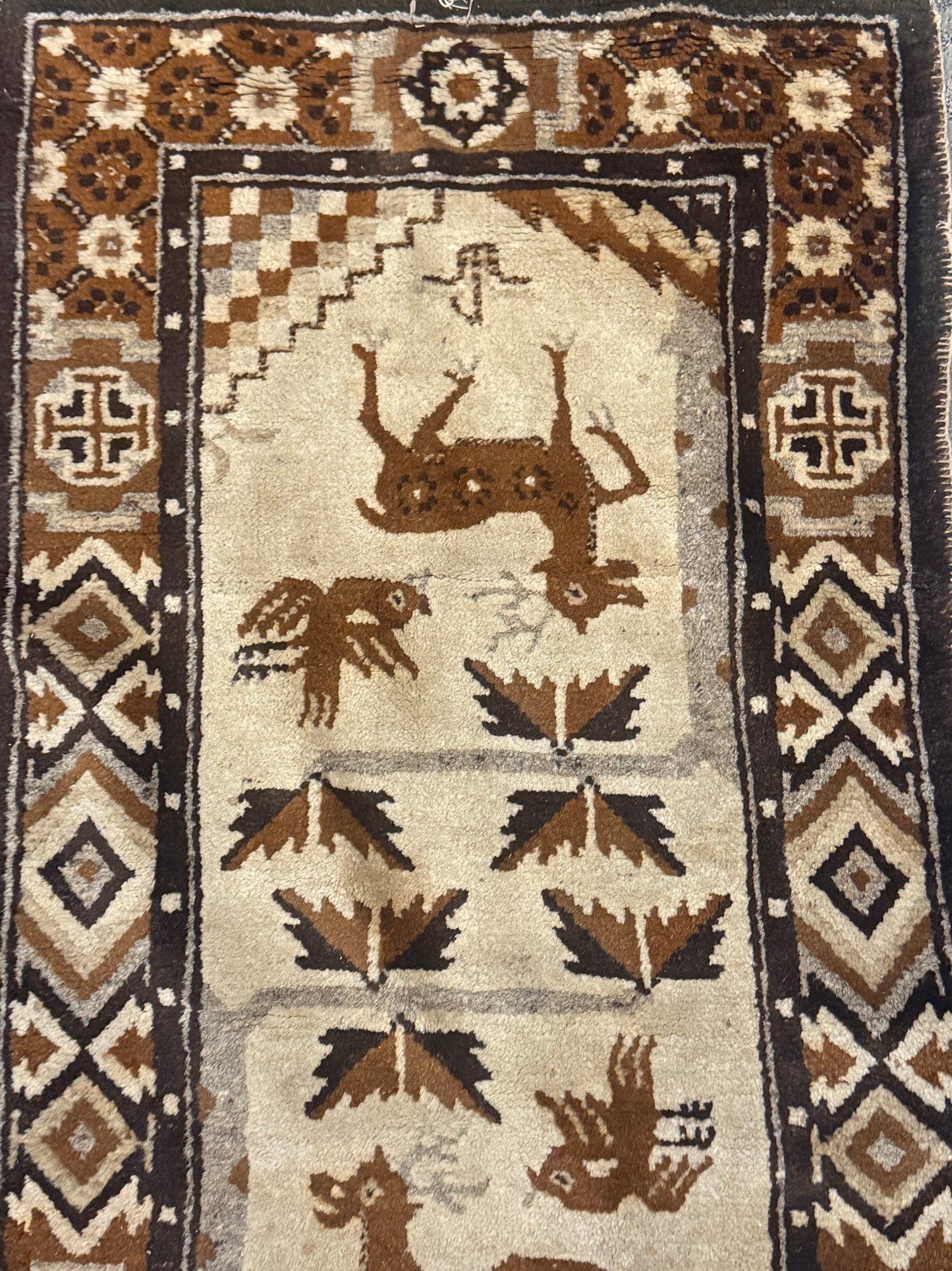 Vintage oriental rug