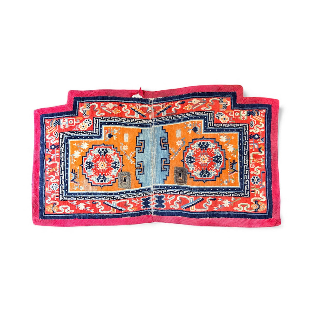 Antique Tibetan saddle blanket/rug