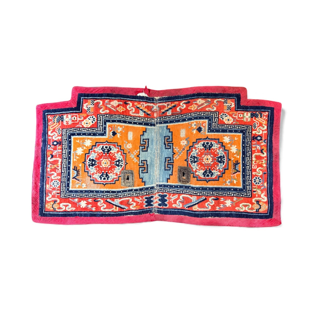 Antique Tibetan saddle blanket/rug