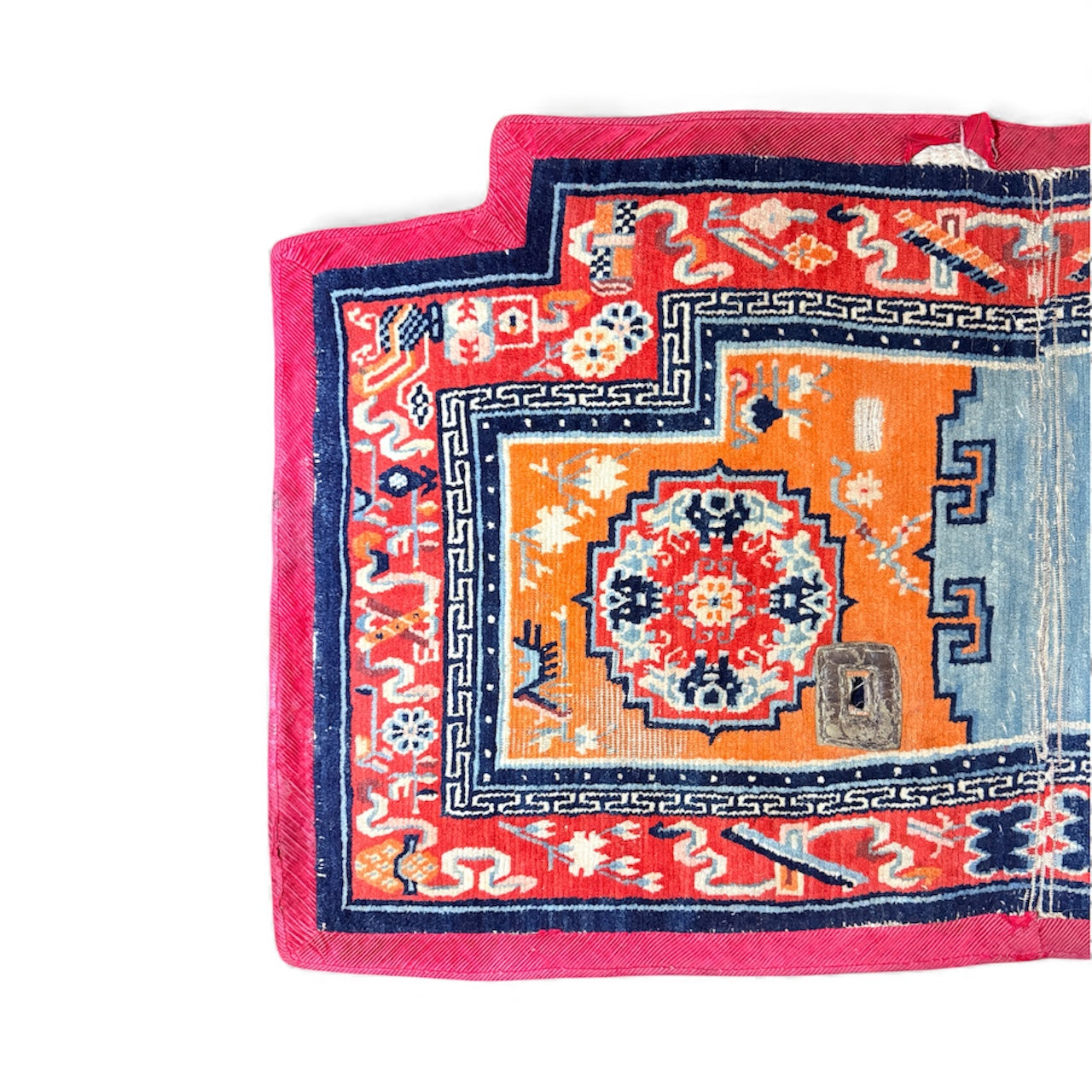 Antique Tibetan saddle blanket/rug