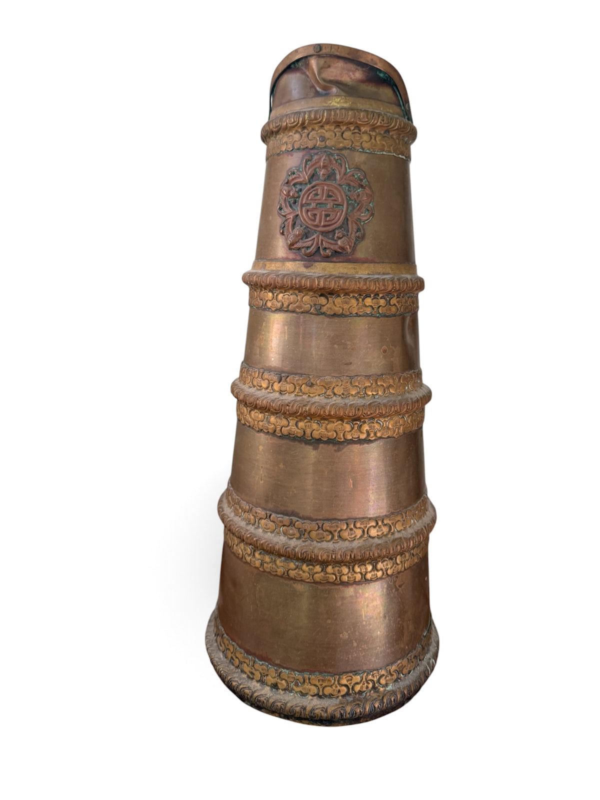 Antique Tibetan Copper Tea Warming Ewer