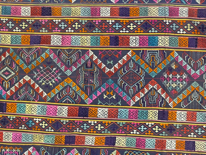 Mid 20th C. Bhutanese silk Kira