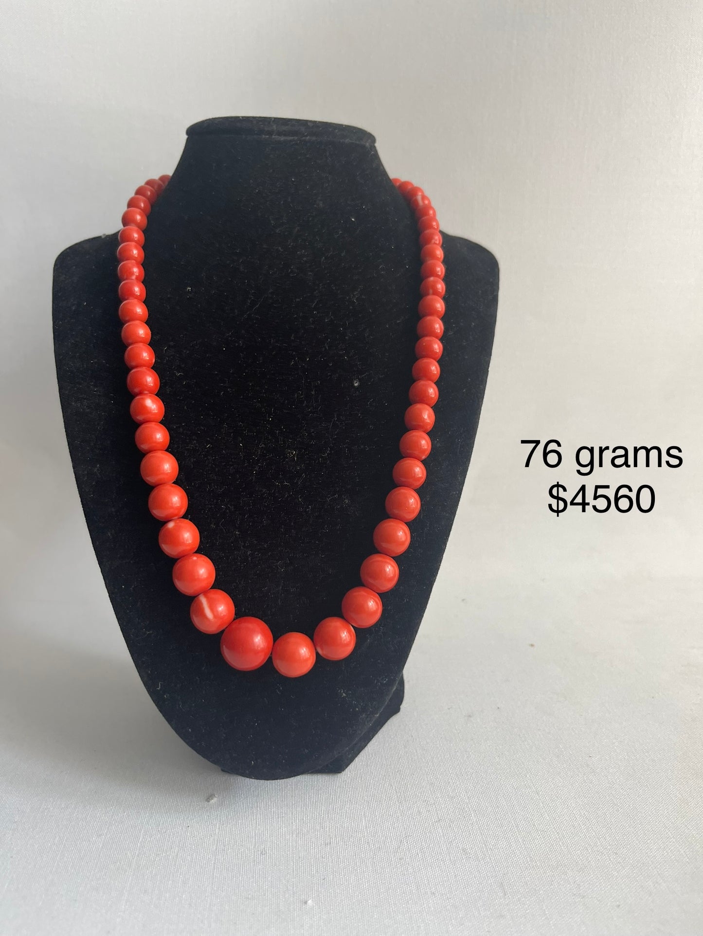 Antique Tibetan coral beads necklace