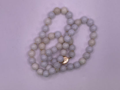 A vintage lavender jade necklace from Gumps
