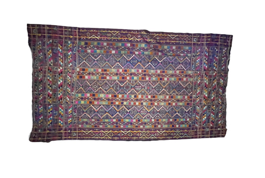 Mid 20th C. Bhutanese silk Kira