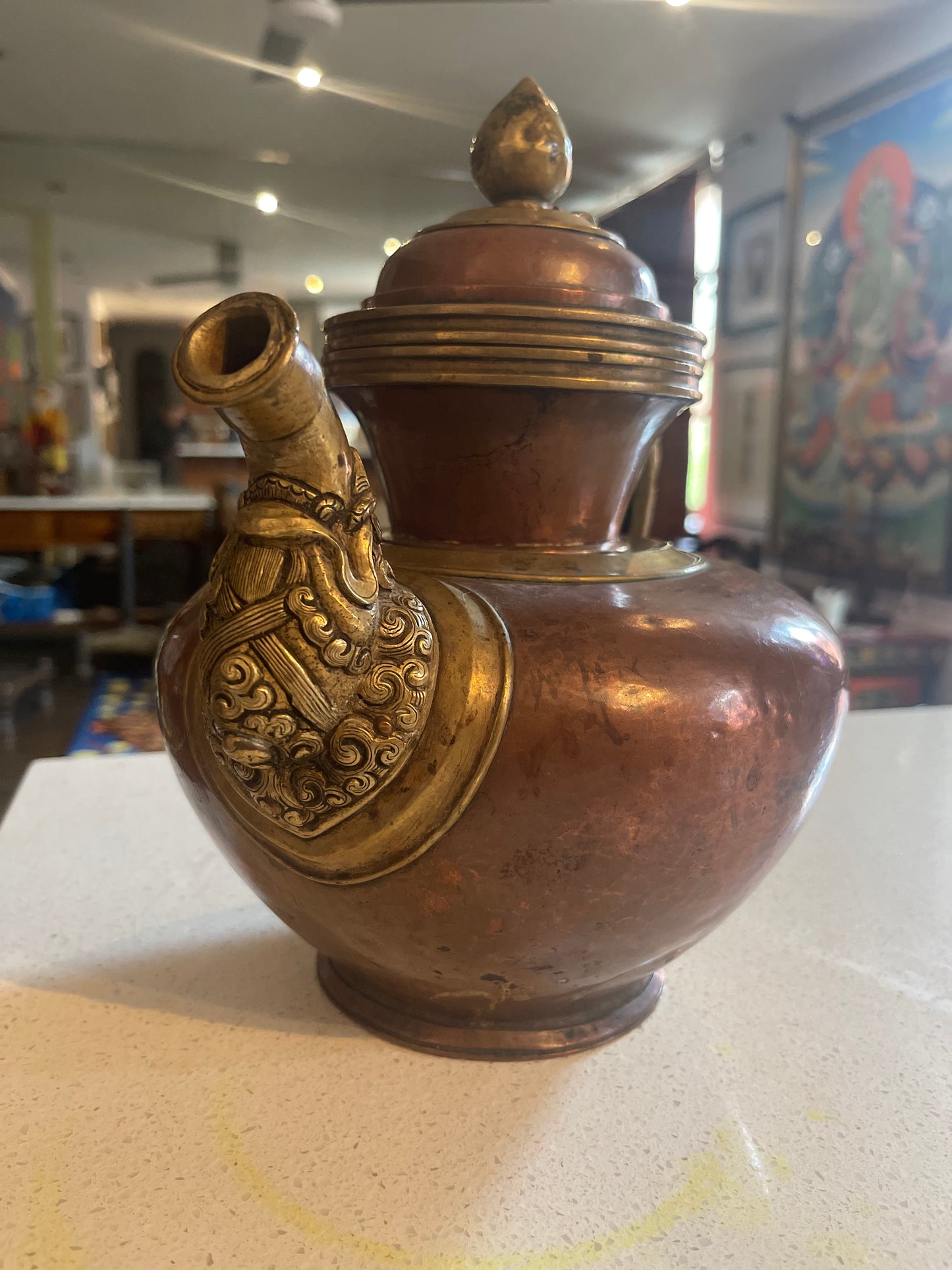 Antique Tibetan teapot