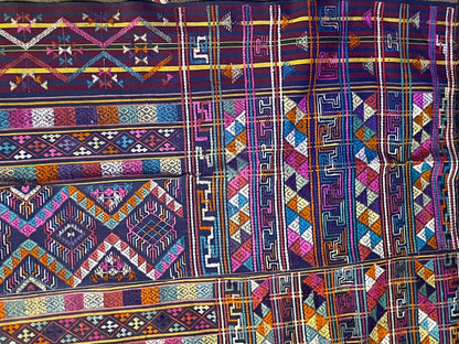 Mid 20th C. Bhutanese silk Kira