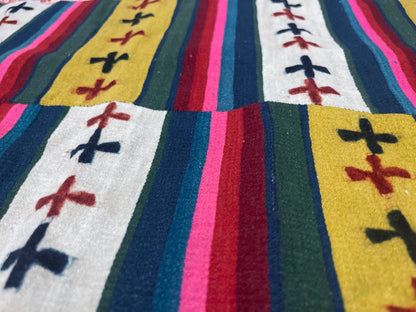 An antique finely woven Tibetan woolen fabric