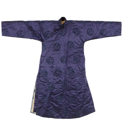 A fur lined women’s winter robe