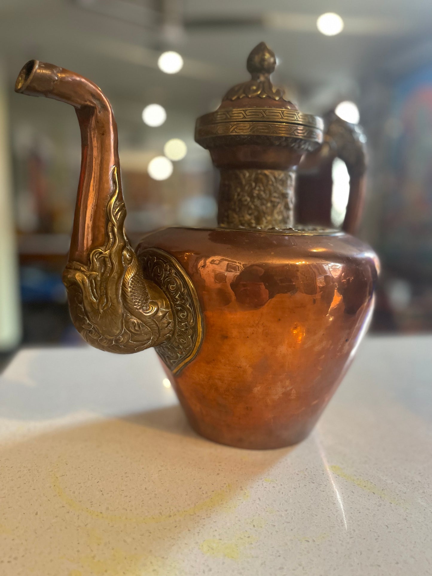 Antique Tibetan teapot