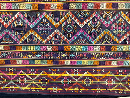 Mid 20th C. Bhutanese silk Kira