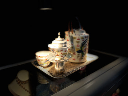 Vintage Chinese porcelain tea set