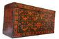 An antique Tibetan Hand painted wooden Trunk