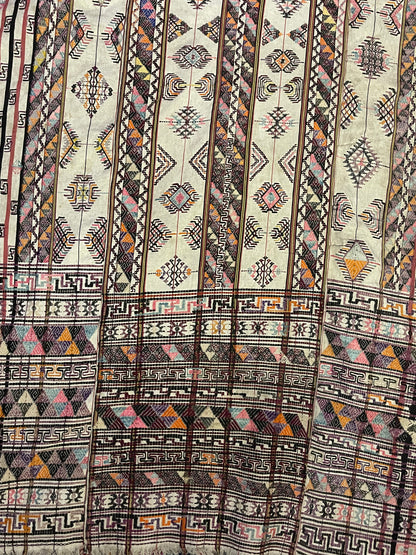 Early 20th C. Bhutanese silk Kira