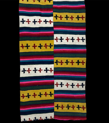 An antique finely woven Tibetan woolen fabric