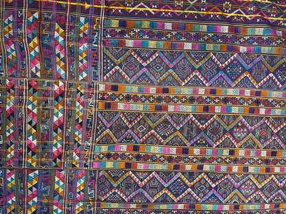 Mid 20th C. Bhutanese silk Kira