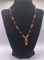 A 18kt gold and coral necklace