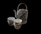 Vintage Chinese porcelain tea set