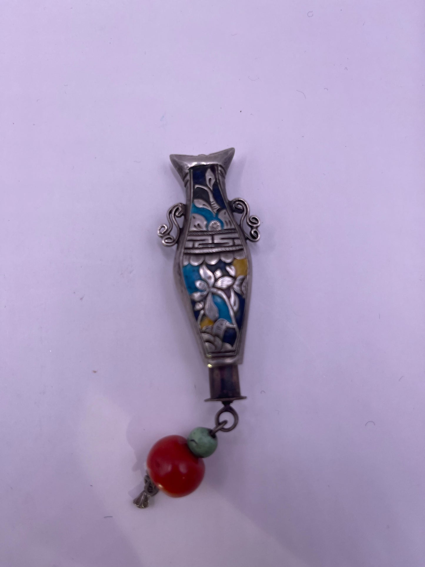 Antique Chinese silver charm