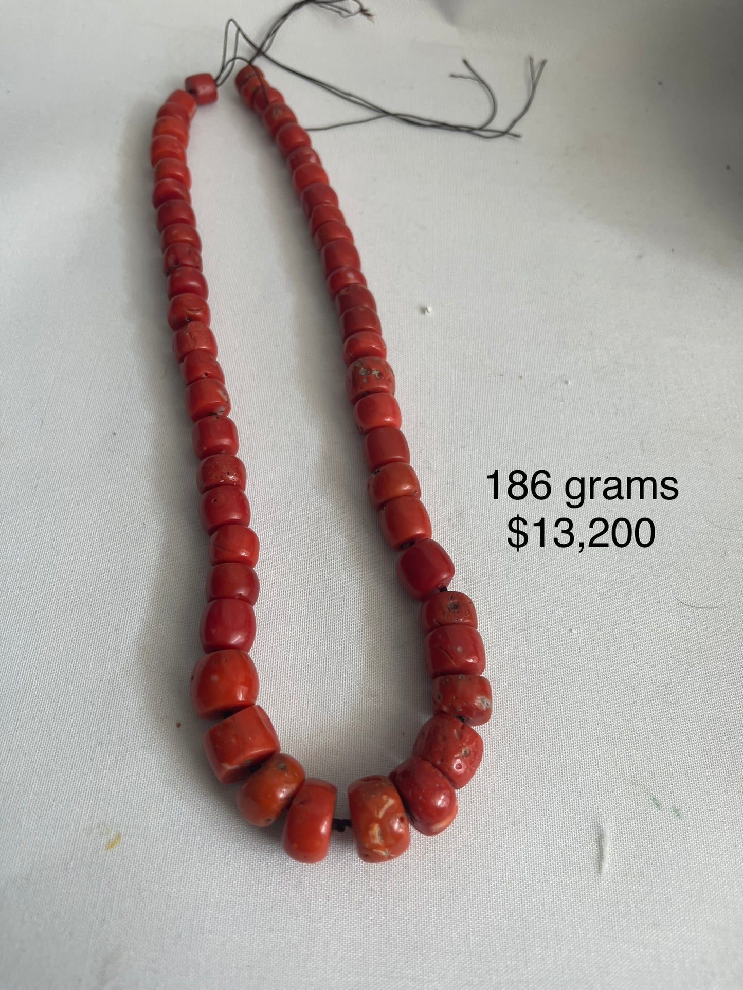 Copy of Antique coral beads necklace