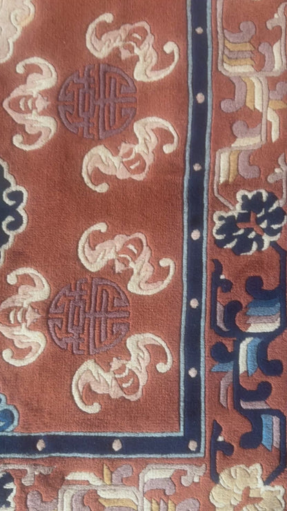 An antique ningxia rug