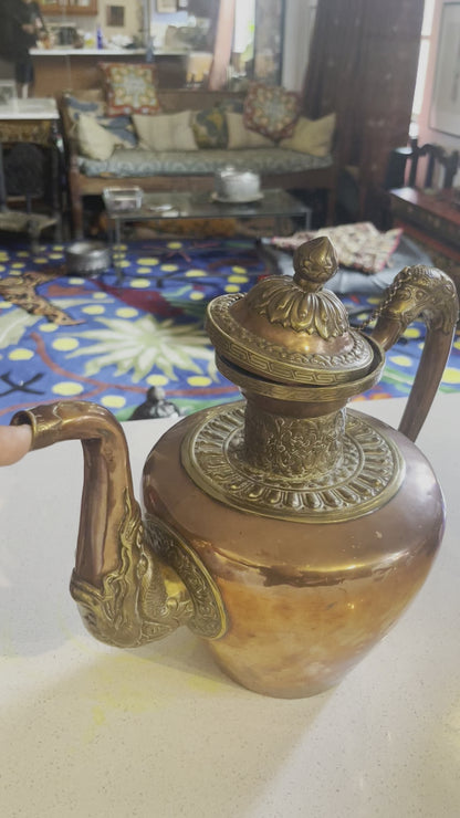 Antique Tibetan teapot