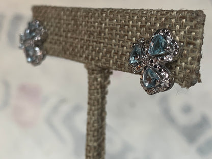 Aquamarine earring