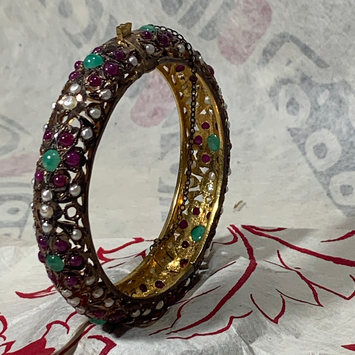 Antique Indian gold bangle