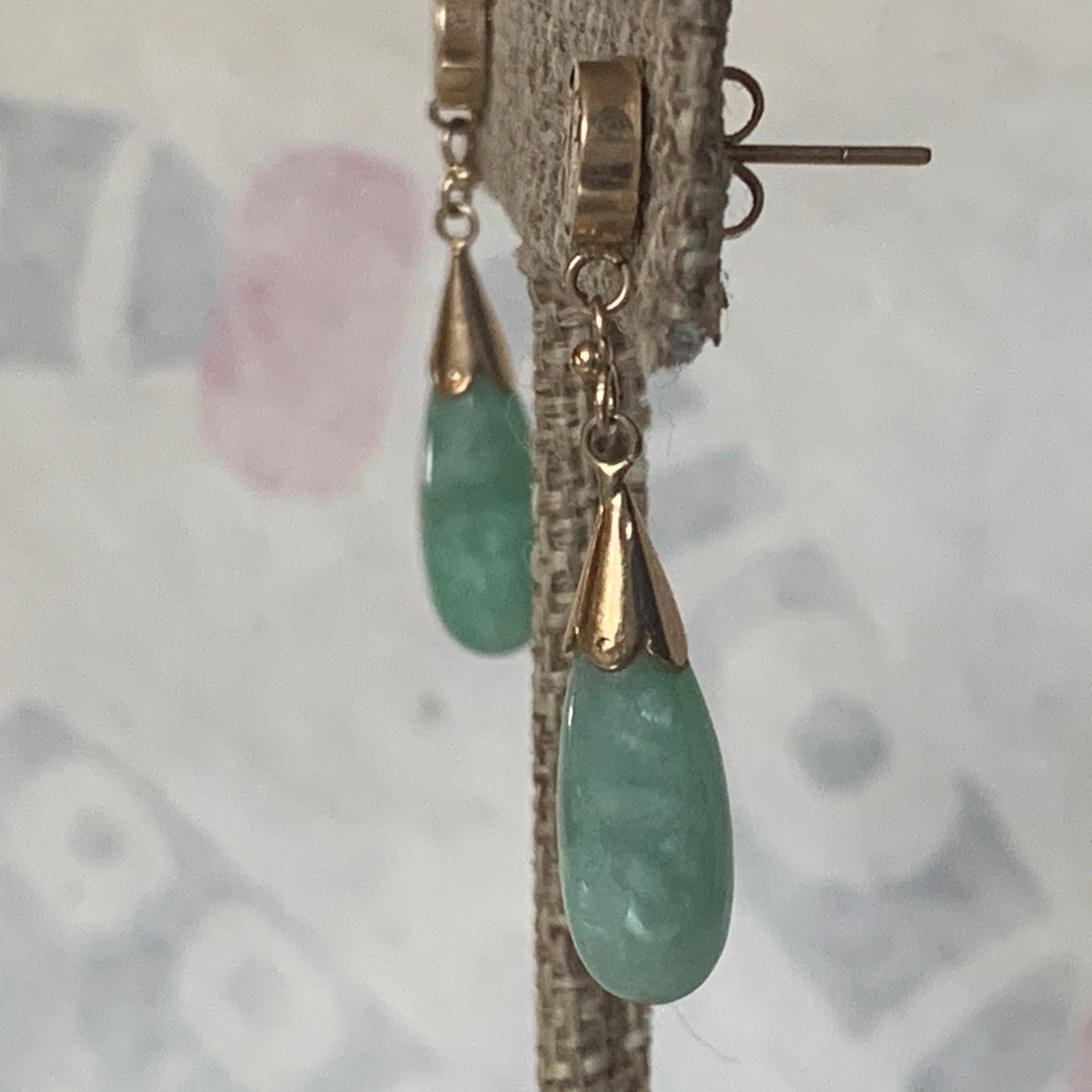 A jade earring