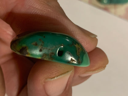 Antique jade brooch