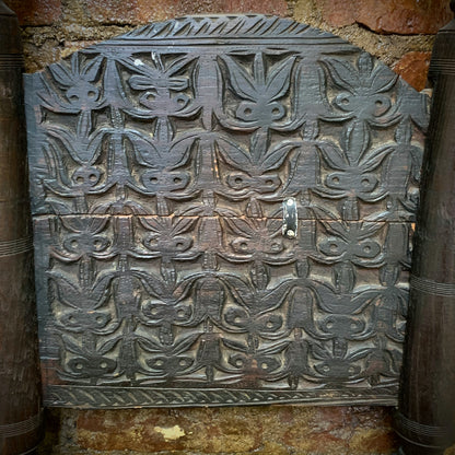 Low antique Indian chair