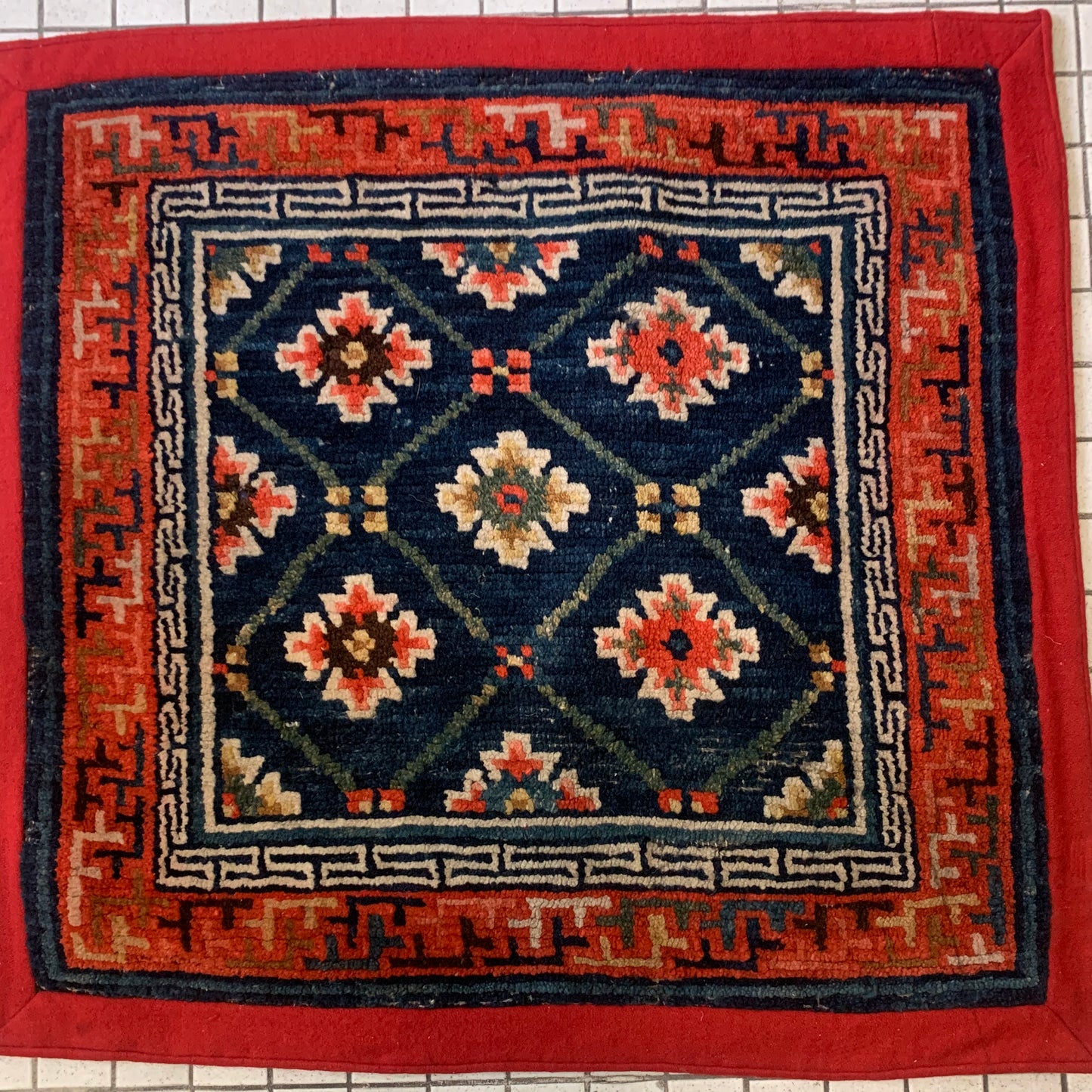 Tibetan seat cover/ rug